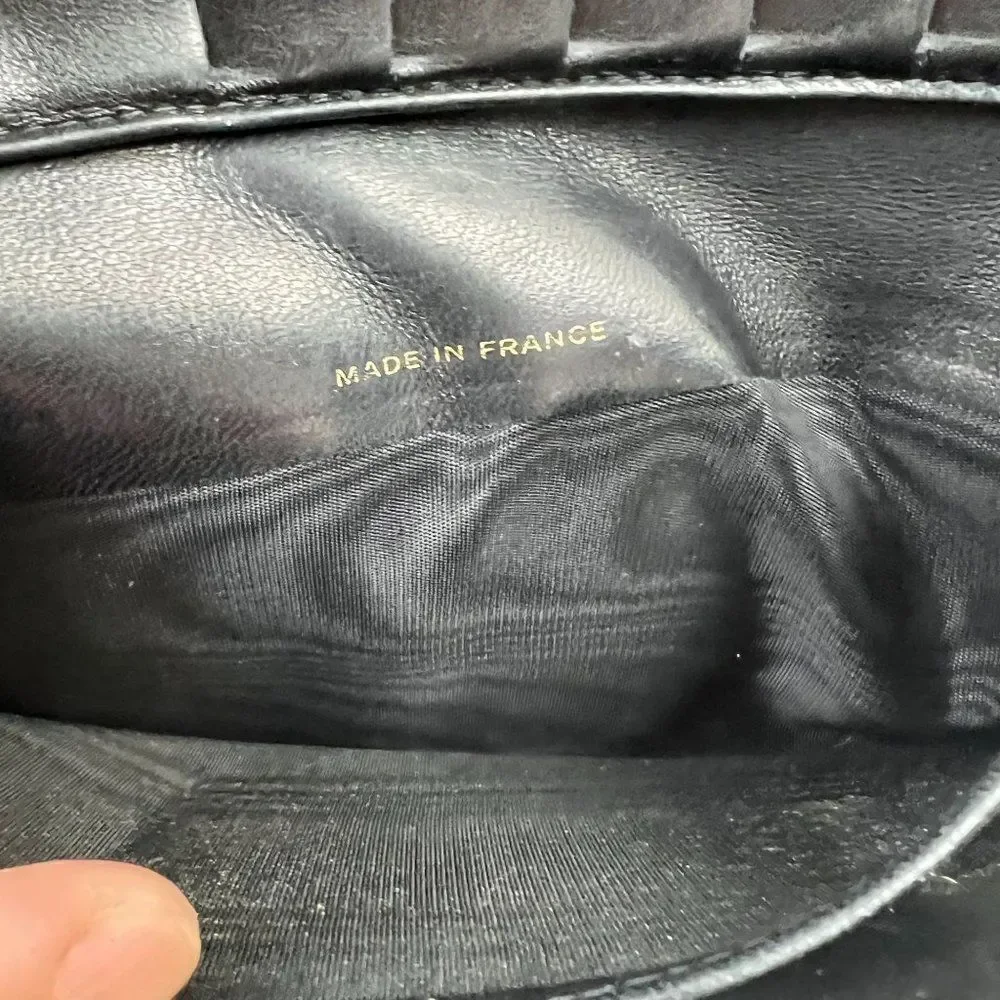 Chanel Black Caviar Leather CC Logo Long Wallet
